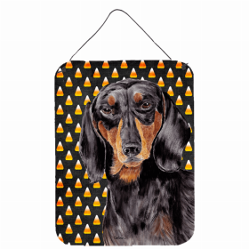 Dachshund #4 Candy Corn Halloween Wall or Door Hanging Prints