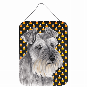 Schnauzer #3 Candy Corn Halloween Wall or Door Hanging Prints