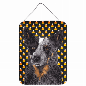 Australian Cattle Dog #2 Candy Corn Halloween Wall or Door Hanging Prints