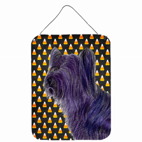 Skye Terrier Candy Corn Halloween Wall or Door Hanging Prints
