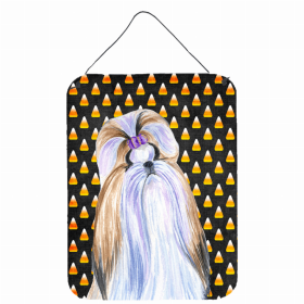 Shih Tzu #2 Candy Corn Halloween Wall or Door Hanging Prints
