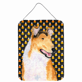 Collie - Smooth - Candy Corn Halloween Wall or Door Hanging Prints