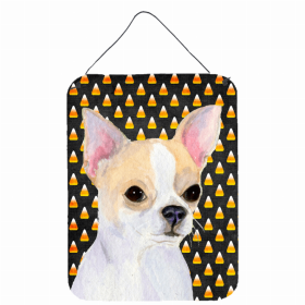 Chihuahua #31 Candy Corn Halloween Wall or Door Hanging Prints