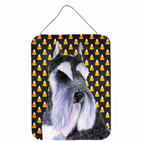 Schnauzer #4 Candy Corn Halloween Wall or Door Hanging Prints