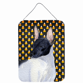 Rat Terrier Candy Corn Halloween Wall or Door Hanging Prints