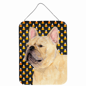 French Bulldog #4 Candy Corn Halloween Wall or Door Hanging Prints