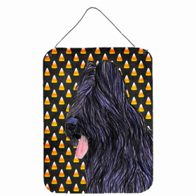 Briard Candy Corn Halloween Wall or Door Hanging Prints