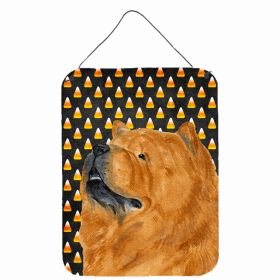 Chow Chow #2 Candy Corn Halloween Wall or Door Hanging Prints