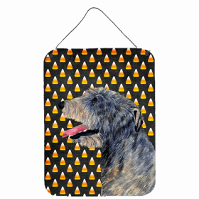 Irish Wolfhound Candy Corn Halloween Wall or Door Hanging Prints