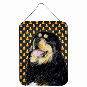 Mastiff - Tibetan - Candy Corn Halloween Wall or Door Hanging Prints