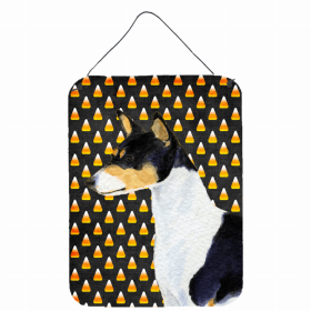 Basenji #2 Candy Corn Halloween Wall or Door Hanging Prints