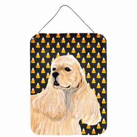 Cocker Spaniel #4 Candy Corn Halloween Wall or Door Hanging Prints