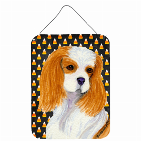 Cavalier King Charles Spaniel #4 Candy Corn Halloween Wall or Door Hanging Prints