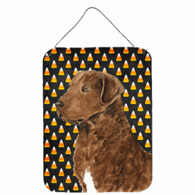 Chesapeake Bay Retriever Candy Corn Halloween Wall or Door Hanging Prints