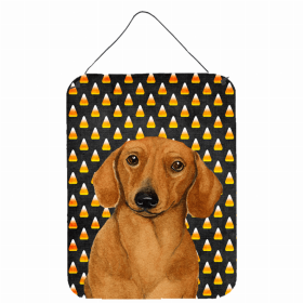 Dachshund #2 Candy Corn Halloween Wall or Door Hanging Prints