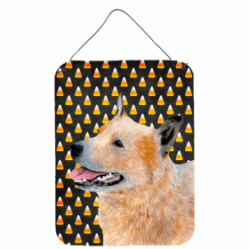Australian Cattle Dog Candy Corn Halloween Wall or Door Hanging Prints