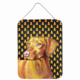 Vizsla Candy Corn Halloween Wall or Door Hanging Prints