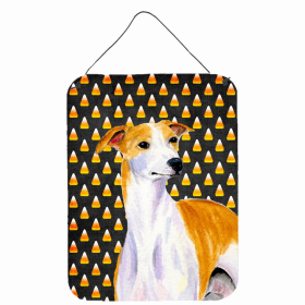 Whippet Candy Corn Halloween Wall or Door Hanging Prints