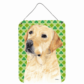 Labrador Retriever #2 St. Patrick's Day Shamrock Wall or Door Hanging Prints