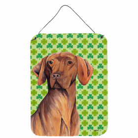 Vizsla #2 St. Patrick's Day Shamrock Wall or Door Hanging Prints