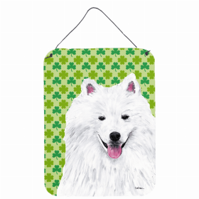 American Eskimo St. Patrick's Day Shamrock Wall or Door Hanging Prints