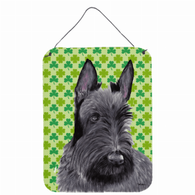 Scottish Terrier St. Patrick's Day Shamrock Wall or Door Hanging Prints