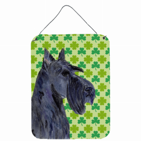 Scottish Terrier #2 St. Patrick's Day Shamrock Wall or Door Hanging Prints