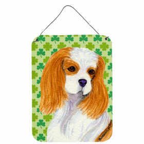 Cavalier King Charles Spaniel #4 St. Patrick's Day Shamrock Wall or Door Hanging Prints