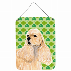 Cocker Spaniel #5 St. Patrick's Day Shamrock Wall or Door Hanging Prints