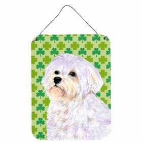 Maltese St. Patrick's Day Shamrock Wall or Door Hanging Prints