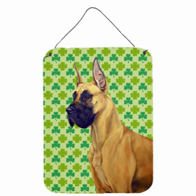 Great Dane St. Patrick's Day Shamrock Wall or Door Hanging Prints
