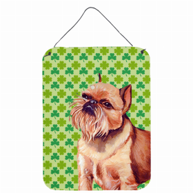 Brussels Griffon St. Patrick's Day Shamrock Wall or Door Hanging Prints