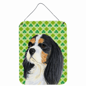 Cavalier King Charles Spaniel St. Patrick's Day Shamrock Wall or Door Hanging Prints