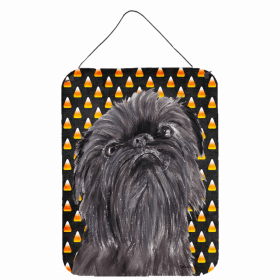 Brussels Griffon 1 Candy Corn Halloween Wall or Door Hanging Prints