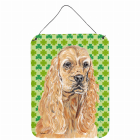 Cocker Spaniel #3 St. Patrick's Day Shamrock Wall or Door Hanging Prints