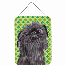 Brussels Griffon #4 St. Patrick's Day Shamrock Wall or Door Hanging Prints