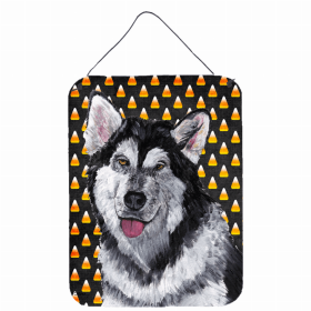 Alaskan Malamute 1 Candy Corn Halloween Wall or Door Hanging Prints