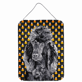 Poodle Candy Corn Halloween Wall or Door Hanging Prints