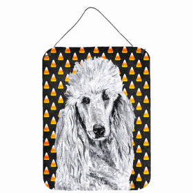 Poodle #4 Candy Corn Halloween Wall or Door Hanging Prints