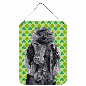 Poodle St. Patrick's Day Shamrock Wall or Door Hanging Prints