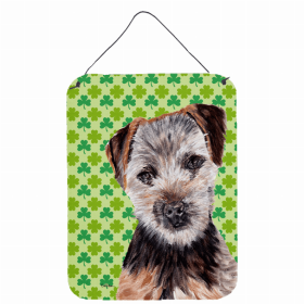 Norfolk Terrier St. Patrick's Day Shamrock Wall or Door Hanging Prints