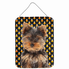 Yorkie #2 Candy Corn Halloween Wall or Door Hanging Prints