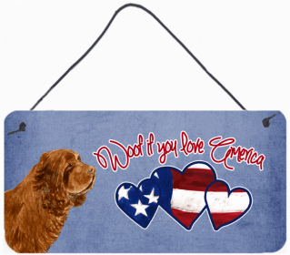 Sussex Spaniel Woof if you love America Art Wall or Door Hanging Prints