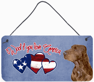 Field Spaniel Woof if you love America Art Wall or Door Hanging Prints
