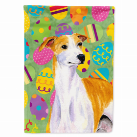 Whippet Easter Eggtravaganza Garden Flag