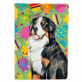 Bernese Mountain Dog Easter Eggtravaganza Garden Flag