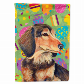 Dachshund #1 Easter Eggtravaganza Garden Flag