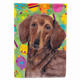 Dachshund #5 Easter Eggtravaganza Garden Flag