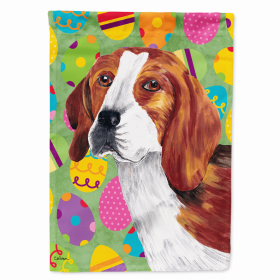 Beagle Easter Eggtravaganza Garden Flag