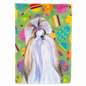 Shih Tzu #2 Easter Eggtravaganza Garden Flag
